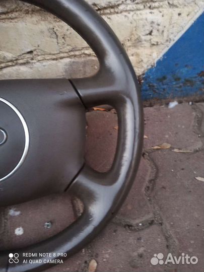 Ауди а6с5 Руль c Airbeg оригинал коричневый