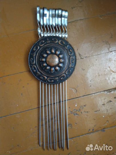 Набор шампуров из нержавейки