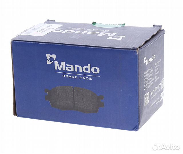 Колодки тормозные peugeot Expert (95-06) citroen Jumpy (95) передние (4шт.) mando