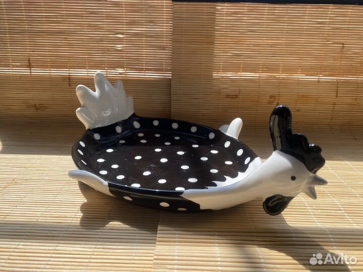 Набор тарелок фарфор курочки сервировка