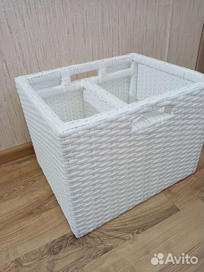 Плетёная корзина для хранения