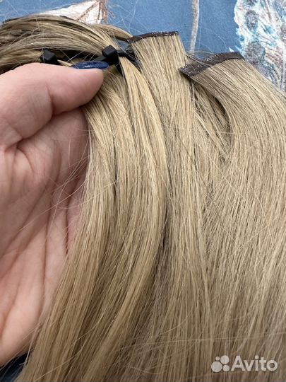 Волосы натуральные блонд