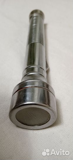 Фонарик карманный металлический