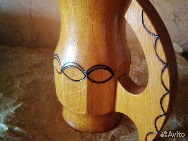 Кружка дерево ручная работа