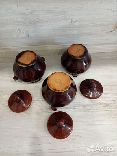 Горшок для запекания 3 шт