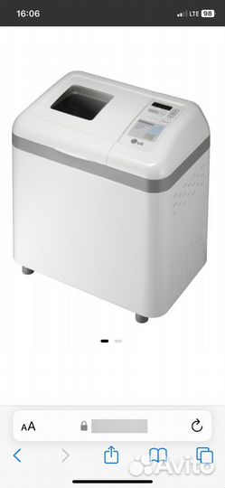 Хлебопечка lg