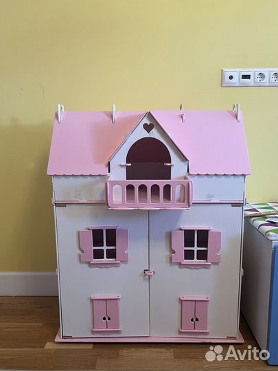 Большой кукольный домик для девочки. Деревянный