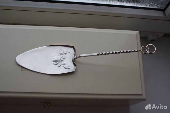 Лопатка для торта серебро