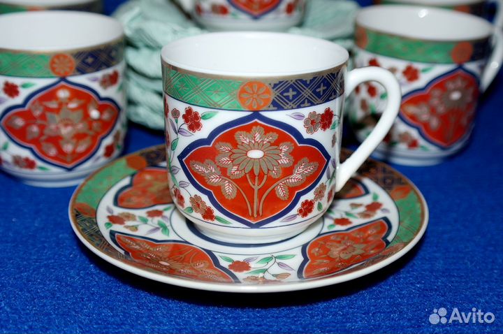 Кофейный набор. Литофания. Morita, Япония