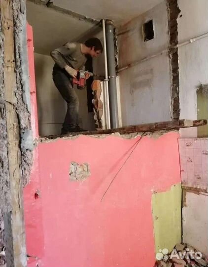 Демонтажные работы. Демонтаж