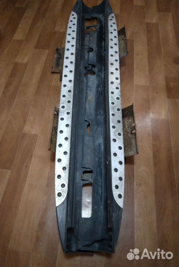 Накладка порога, хендай санта фе 2