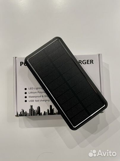 Повербанк 30000 mah солнечная батарея