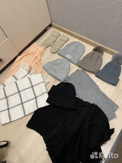 Шапка и шарф комплект