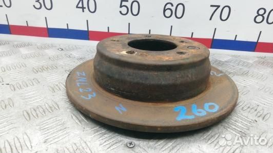 Диск тормозной задний KIA sportage 3 (ZML23LR02)