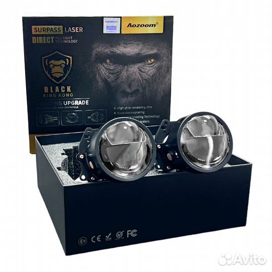 Светодиодные линзы Aozoom Black King Kong Z1 (комп