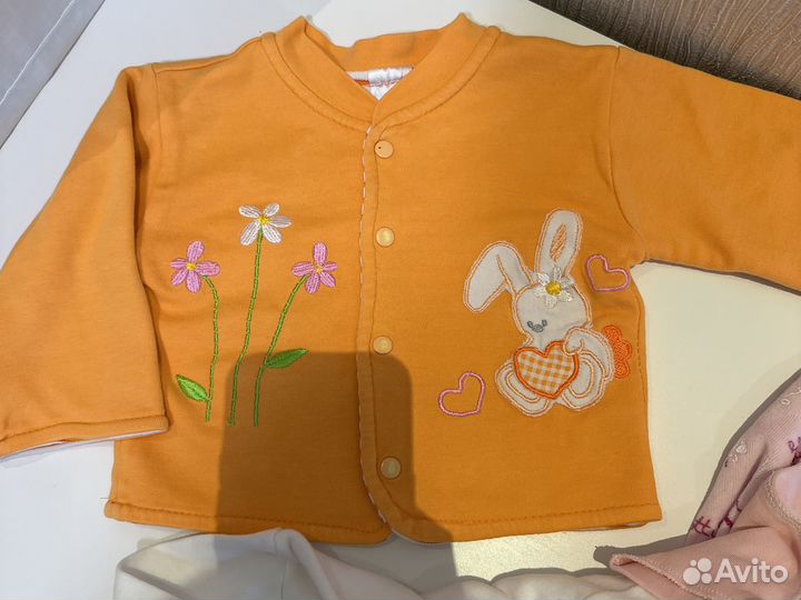 Одежда пакетом для девочки 0 - 6 месяца