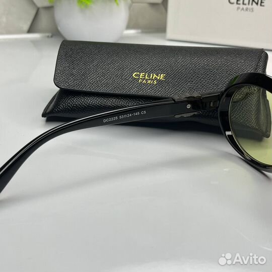 Солнцезащитные очки Celine зелёные