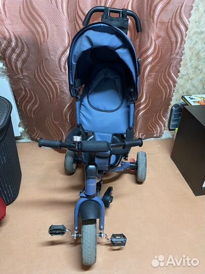 Детский велосипед с родительской ручкой