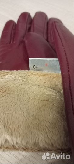 Перчатки женские кожаные 8,5 размер