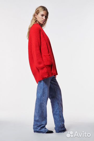 Вязаный кардиган Zara 46-52