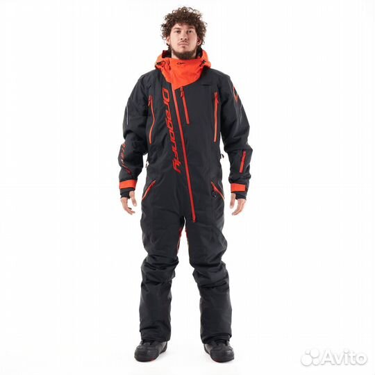 Комбинезон gravity premium Man Black - Red 2023