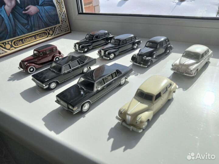 Модели автомобилей 1:43, из коллекции автопрома