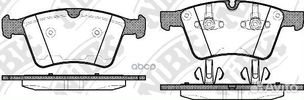 Колодки тормозные дисковые перед PN0464 NiBK