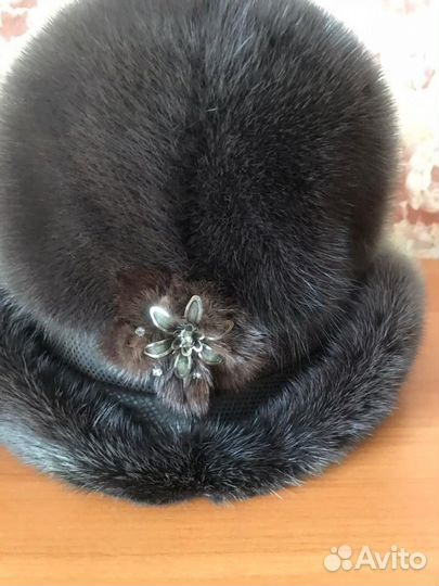 Шапка норковая женская