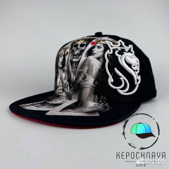 Бейсболка DG Abel Карты прямой козырек