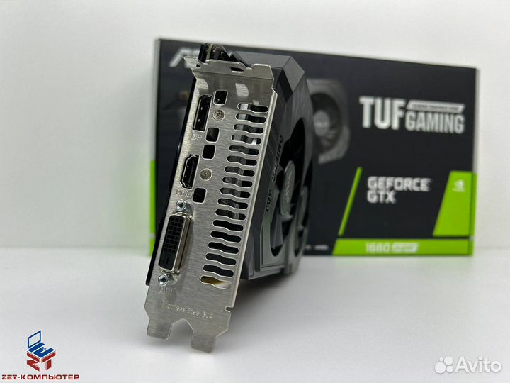 Видеокарта 6.0 Гб Asus GeForce GTX 1660 super TUF