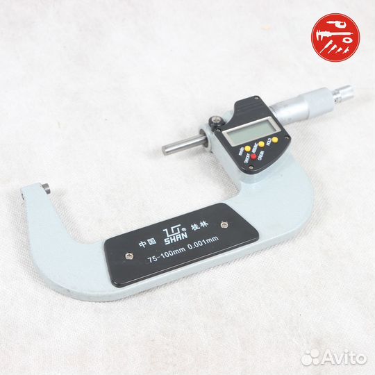Микрометр цифровой мкц 75-100. 0,001. shan