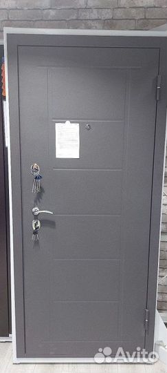 Дверь входная металлическая Титан Графит и Мокко
