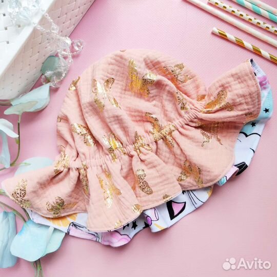 Панама детская Муслин, сатин