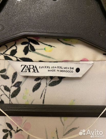 Костюм zara в пижамном стиле 54-56