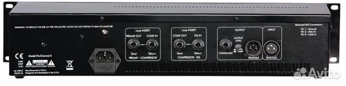 Микрофонный предусилитель ART Pro Channel II