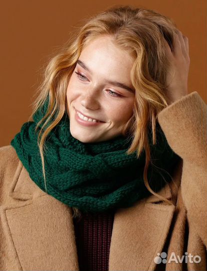 Снуд зимний шарф