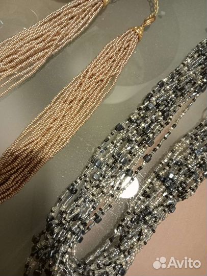 Колье из бисера