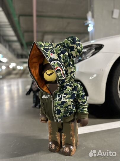 Медведи bearbrick 70 см bape новый