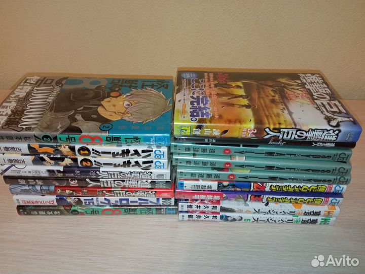 Популярная манга на японском (новая в плёнке)