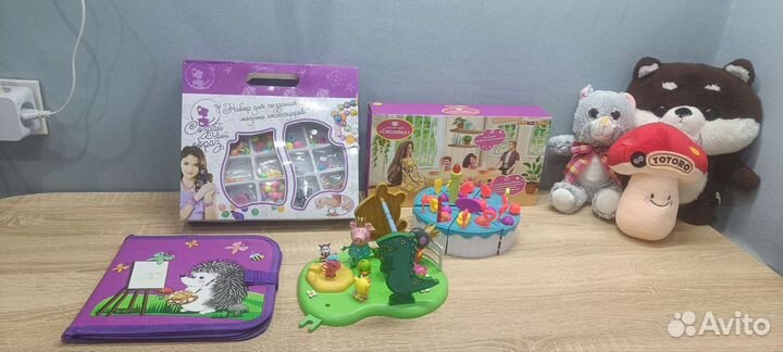 Игрушки пакетом для девочки