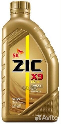 ZIC X9 LS 5W30 1L масло моторное синт A