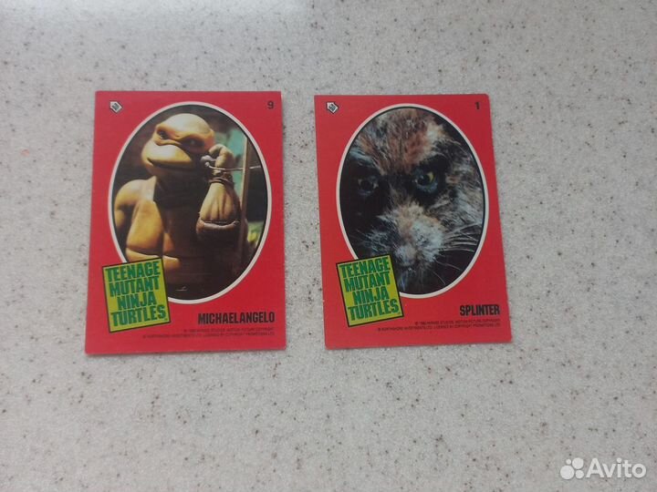 Карточки черепашки ниндзя Topps