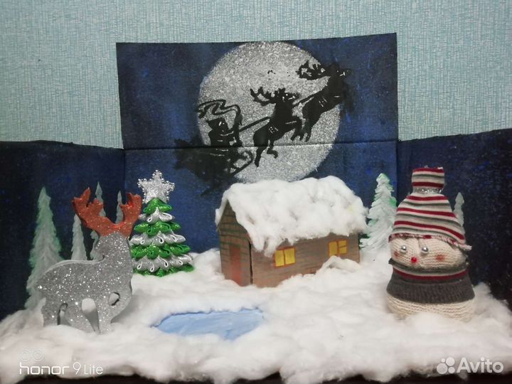 Завораживающая новогодняя поделка