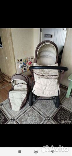 Коляска люлька для новорожденных бу
