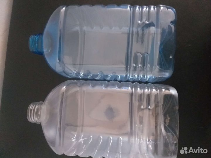 Бутылка 5 л и 6.25 квадратная круглая