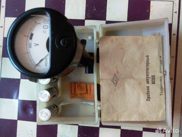 Пробник аккумуляторный М269. СССР