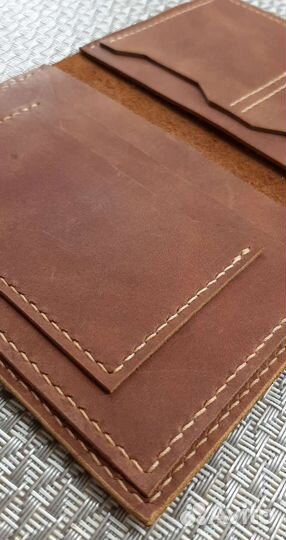 Бумажник кожаный