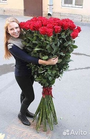 Высокие розы Гигантские розы Доставка цветов
