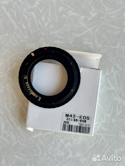 Фотопереходник M42-EOS с чипом