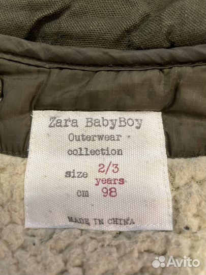 Куртка парка zara